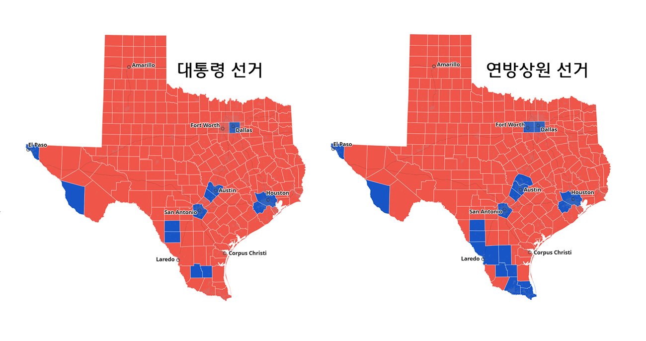 텍사스는 공화당 아성” 2024년 선거에서 재확인 -